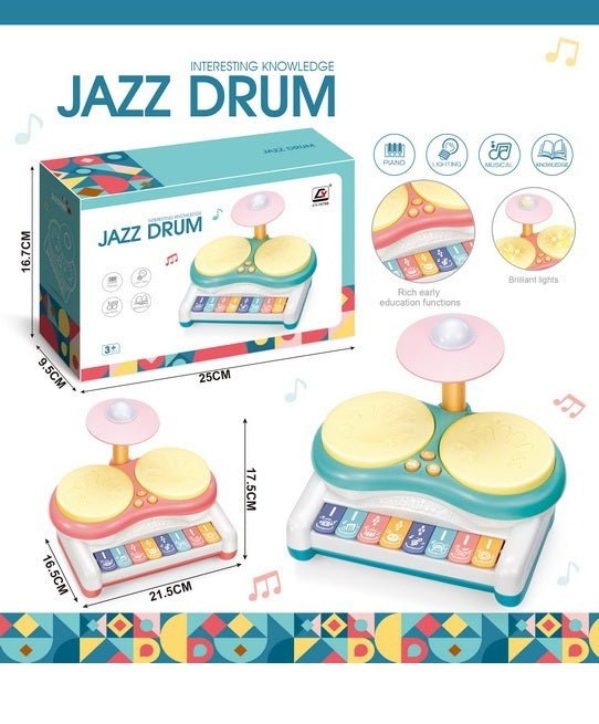 Kids Musical Drum and Piano Toy – Early Learning Instrument