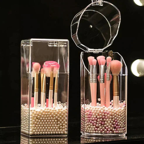 Acrylic Pearl Make-up Brush Holder