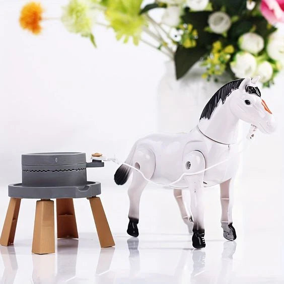 Electric Mill Grain Horse Toy