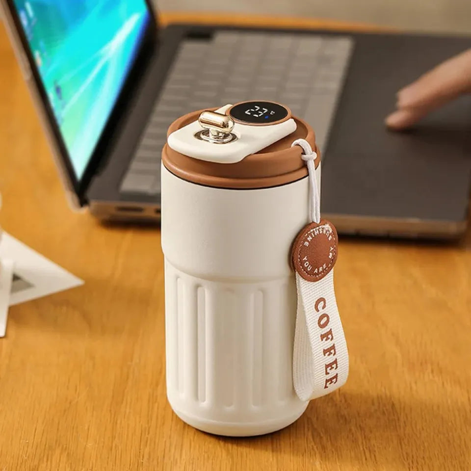 Smart Temperature Display Insulated Coffee Mug with SUS 316 Stainless Steel Interior