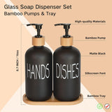 Ceramic Hands And Dishes Soap Dispenser