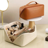 Leather Travel Cosmetic Organizer