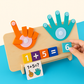 Finger Arithmetic Operation Wooden Math Kit