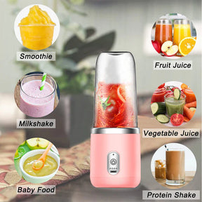 6 Blades Usb Juicer With 300ml Cup