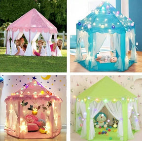 CHILDREN INDOOR AND OUTDOOR FAIRY PRINCESS CASTLE PLAY TENT