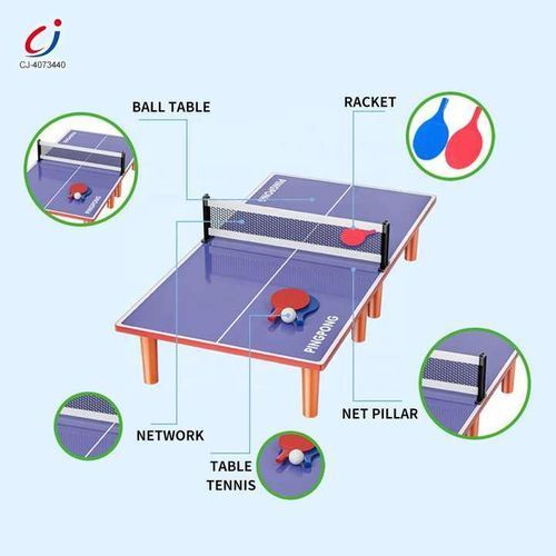 Compact Portable Mini Table Tennis Playset