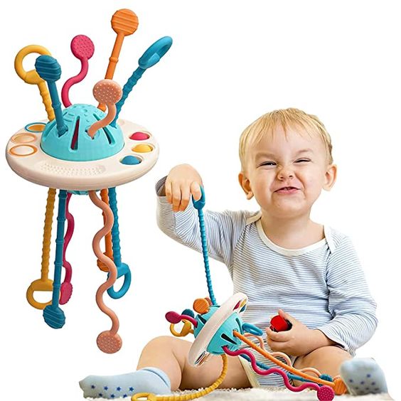 Montessori Sensory Pull String Toy