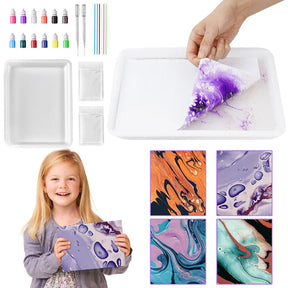 The Master of the Ebru Water Marble Painting 8 Color