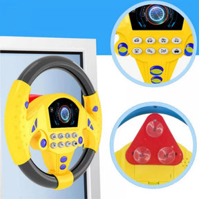 Multifunctional Musical Steering Wheel for Kids