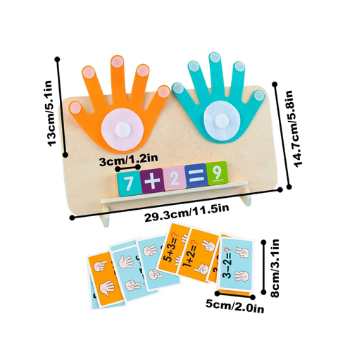 Finger Arithmetic Operation Wooden Math Kit