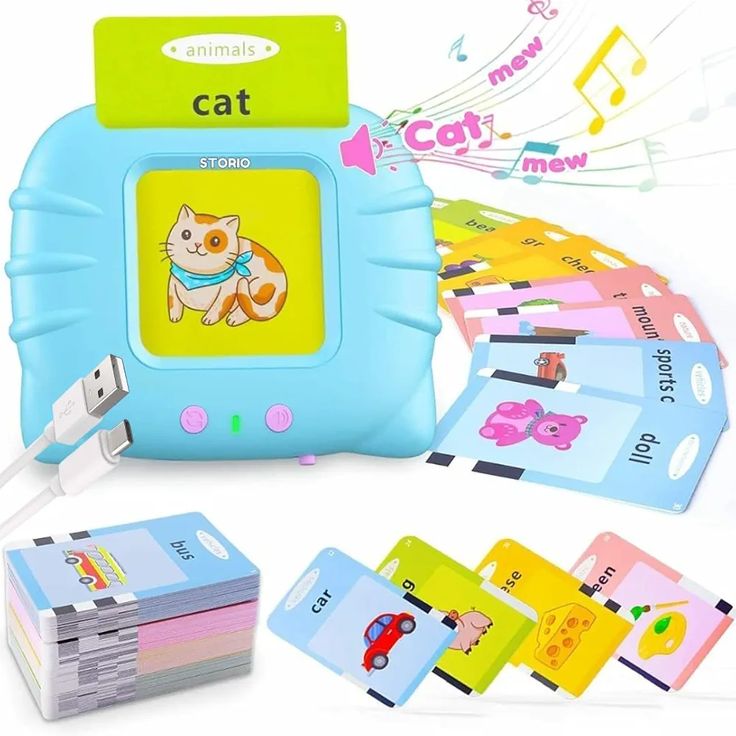 Talking Flash Cards Early Educational Device