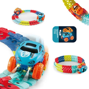 ANTI-GRAVITY PUZZLE ROLLER COASTER TOY