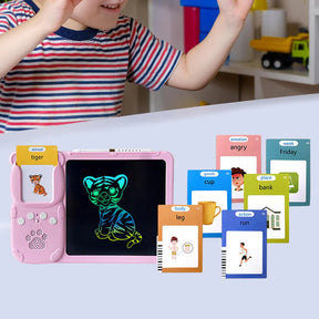 2 in 1 Flash Card & Lcd Writing Tablet