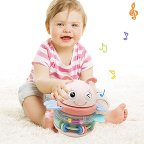 Stacking Musical Rattle Teething Toy