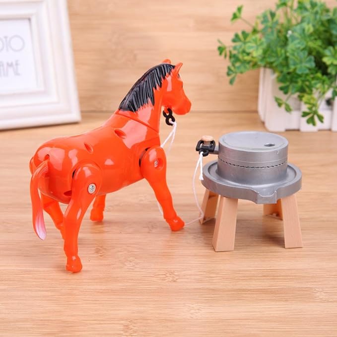 Electric Mill Grain Horse Toy