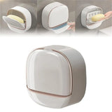 Wall Mounted Flip Lid Soap Box
