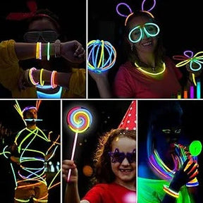 Glowing Costume Set (136 Pieces)