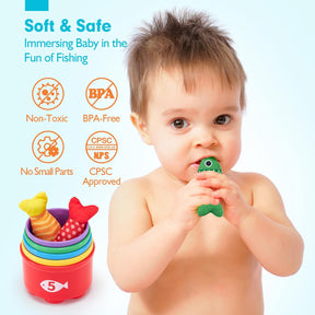 Little Fishpond Soft Fishing Play Set for Toddlers