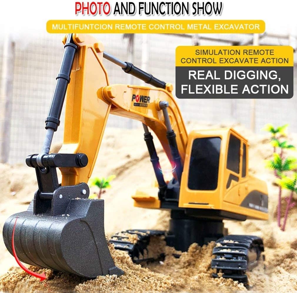 Remote Control Excavator Toy For Kids