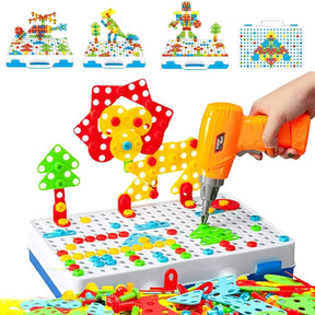 KIDS POWER TOOLS WITH SCREWDRIVER TOY