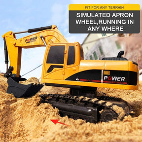 Remote Control Excavator Toy For Kids