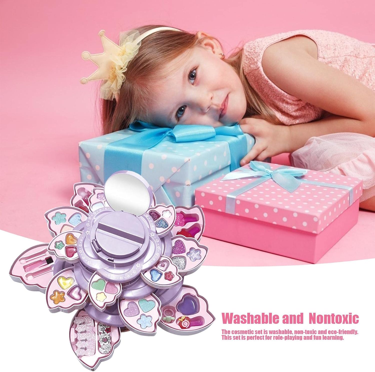 2-in-1 Interactive Princess Makeup Set