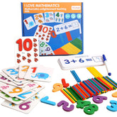 Mathematical Teaching Wooden Card Game For Kids