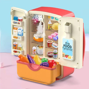 Multi-Function Fridge Toy Set – 39-Piece Interactive Play Kitchen