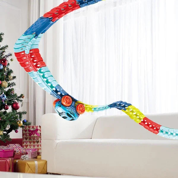 ANTI-GRAVITY PUZZLE ROLLER COASTER TOY