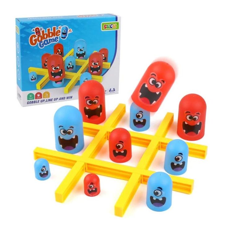 Fun And Challenging Gobble Eating Tic Tac Game