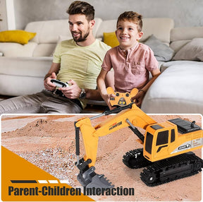 Remote Control Excavator Toy For Kids