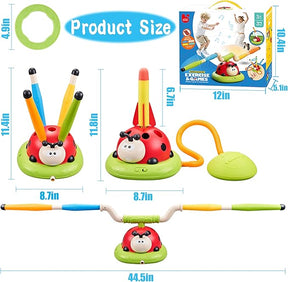 3-in-1 Jump, Toss & Rocket Adventure Set