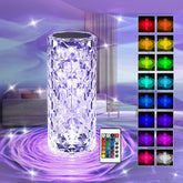 Modern Crystal Table Lamps with 16 RGB Color