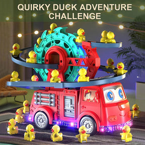 Musical & Lightning Duck Track Fire Truck Set