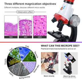 KIDS SCIENCE MICROSCOPE KIT