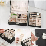 Double-Layer High-Capacity Jewelry Organizer Box