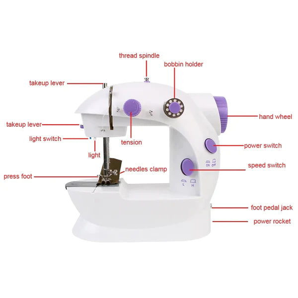 Mini Sewing Machine With 2 Speed Control