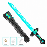 LED Diamond Sword Toy with Mist Spray & Vibration Effects