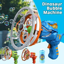 Dinosaur Bubble Blower Machine Gun