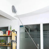 Microfiber Bendable Feather Duster with Extendable Stainless Steel Pole