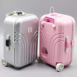 Mini Suitcase Jewelry Box and Travel Accessory Case