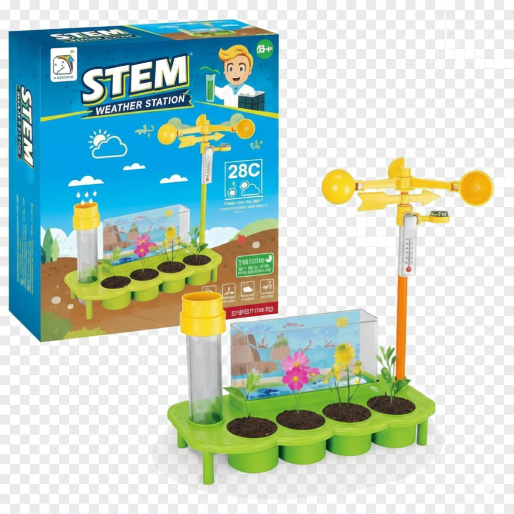 4 in 1 STEM Weather Station Kit for Kids