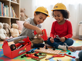 22-Piece Kids' Workbench Tool Set – Educational Construction Toy
