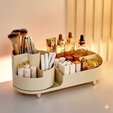 Luxury Makeup Organizer & 360° Cosmetic Storage Box