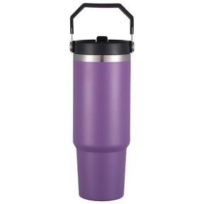 30 OZ Tumbler with Handle and Straw Lid