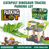 Dinosaur Parking Lot & Track Set