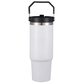 30 OZ Tumbler with Handle and Straw Lid