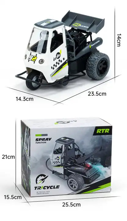 Three Wheel Spray Remote Control Drift Car