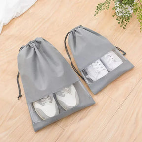 Grey Shoe Pouch