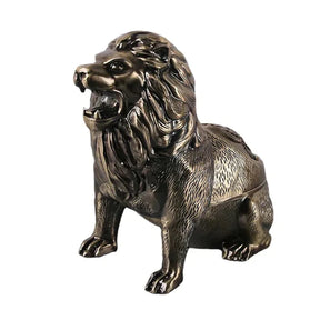 Creative Lion Smoking Accessories Metal Ashtry